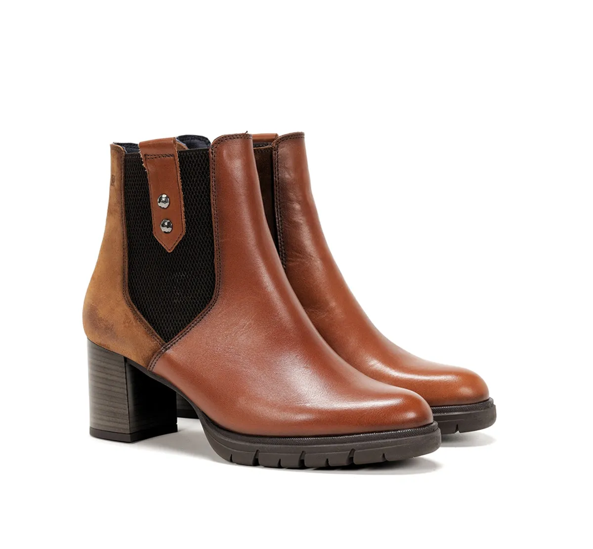Dorking Camyl D8850 stivaletti donna marroni tacco alto
