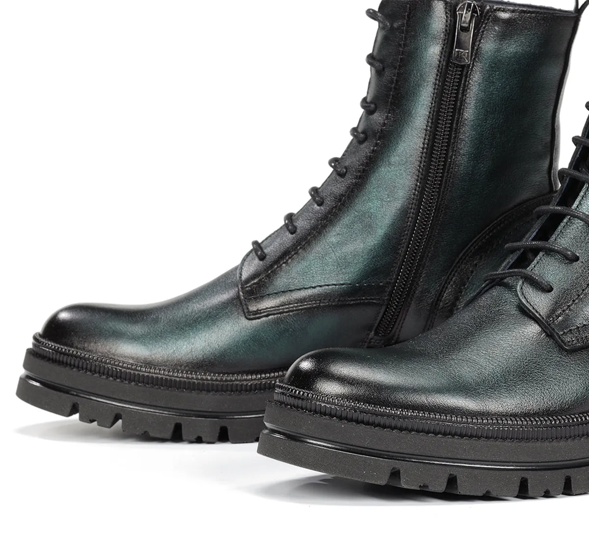 Fluchos Cosmo D9389 Stivaletto Verde Donna Track