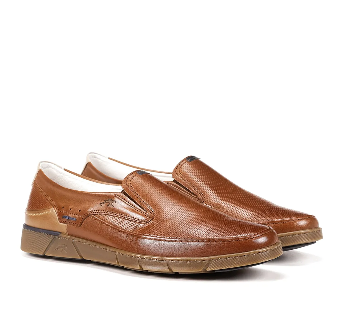 Fluchos Barry F1157 mocassini uomo marroni casual