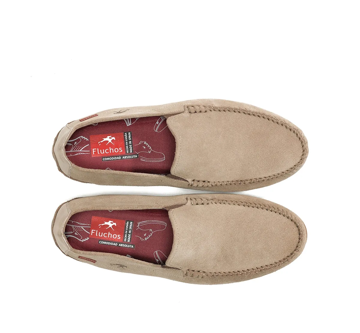 Fluchos Dorian F1091 Mocassino Uomo Taupe