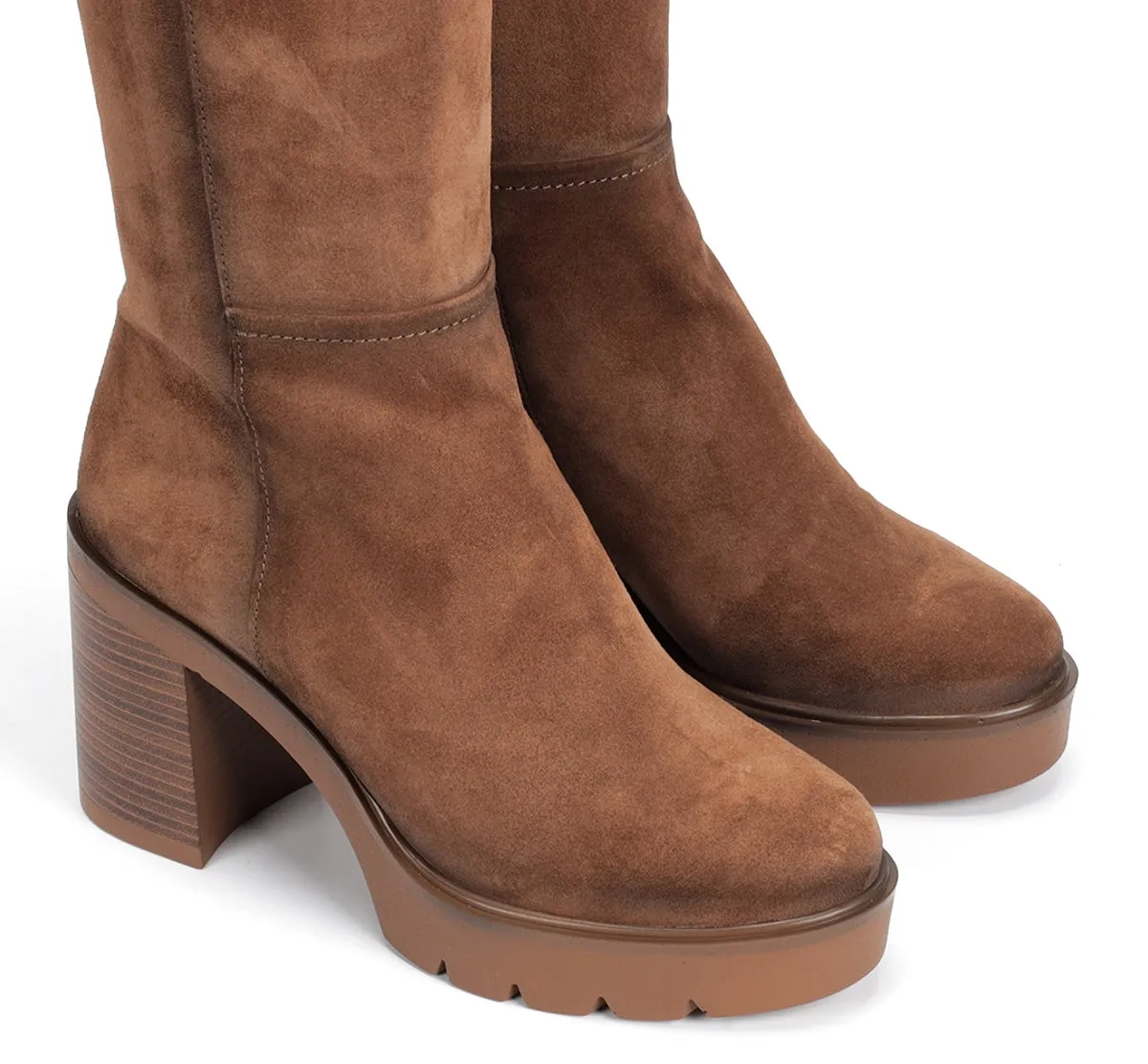 Fluchos Alert D9559 stivaletto donna marrone tacco