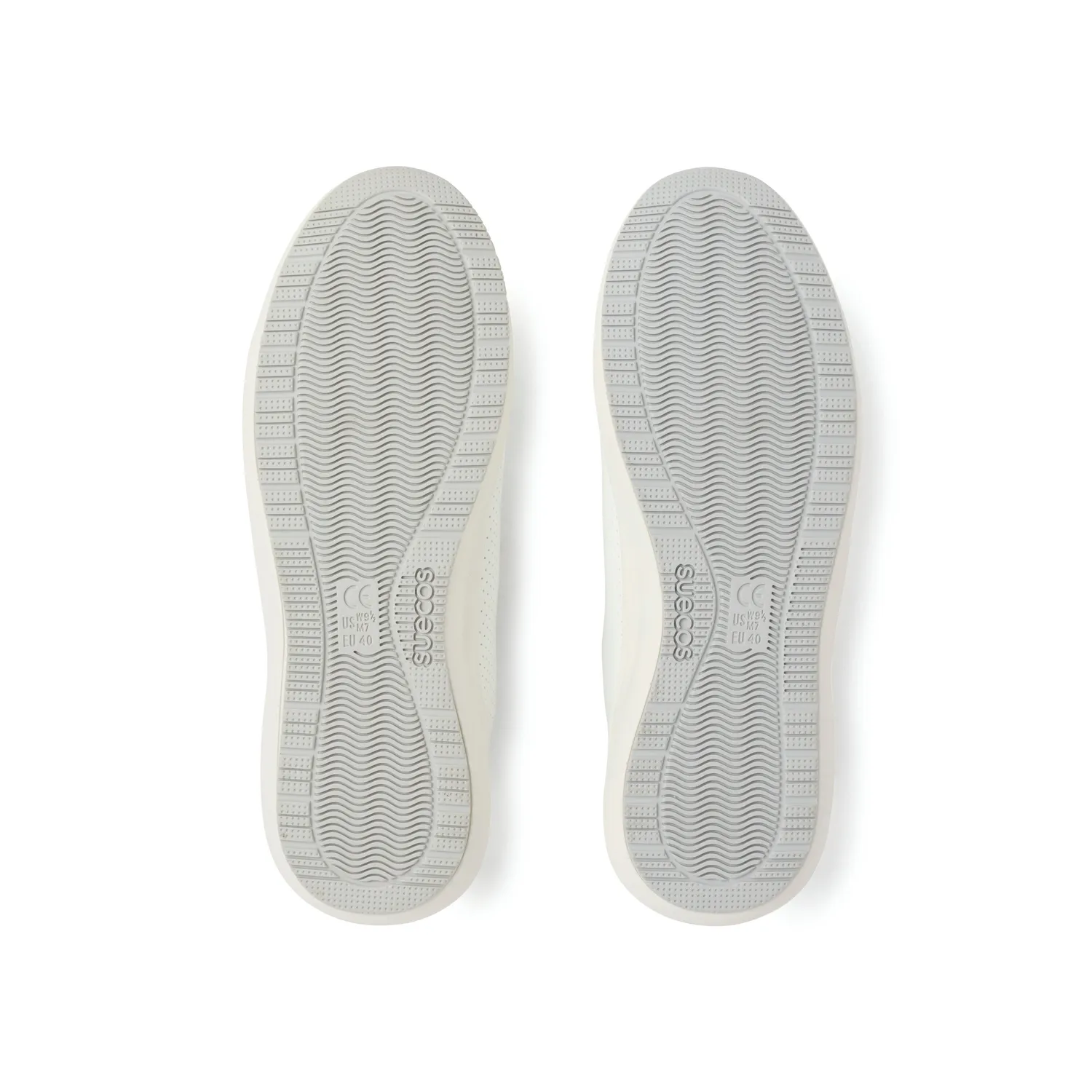 Suecos Klar scarpe unisex bianche traspiranti
