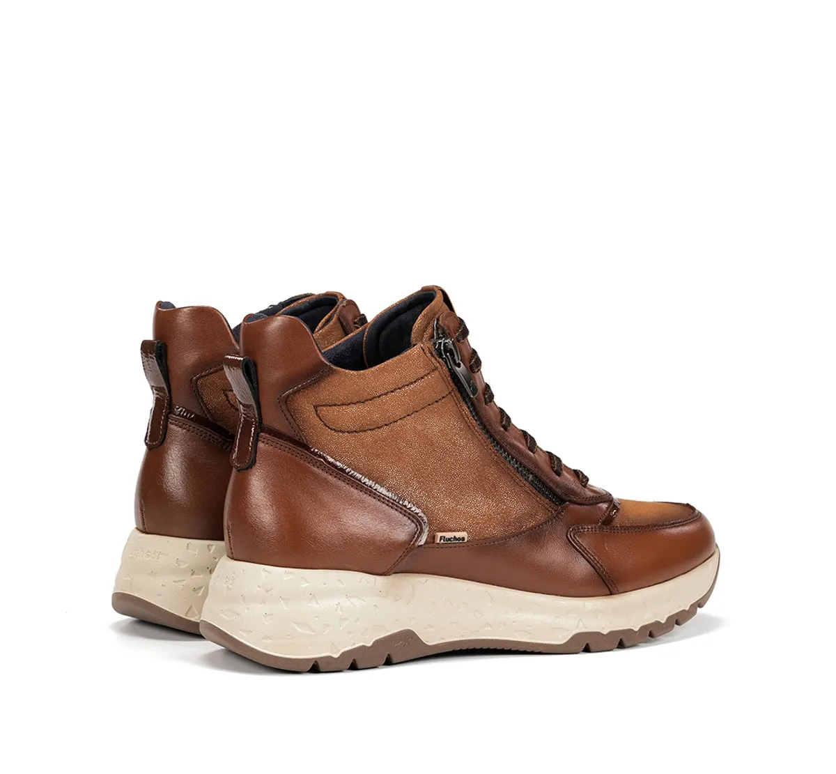 Fluchos Nexus F2311 stivaletti donna marroni pelle
