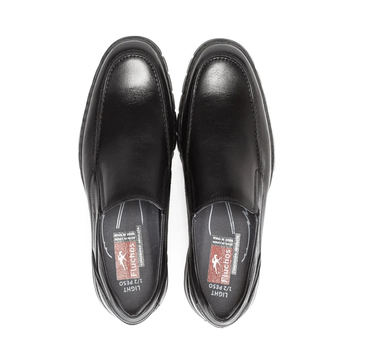 Fluchos Crono 9144 slip on uomo nere comode