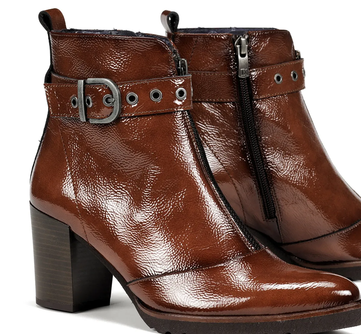 Dorking Thais D8300 stivaletti marroni tacco