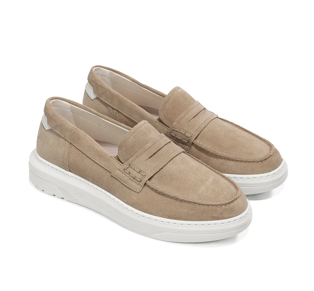 Fluchos Boston F2224 mocassino tortora casual