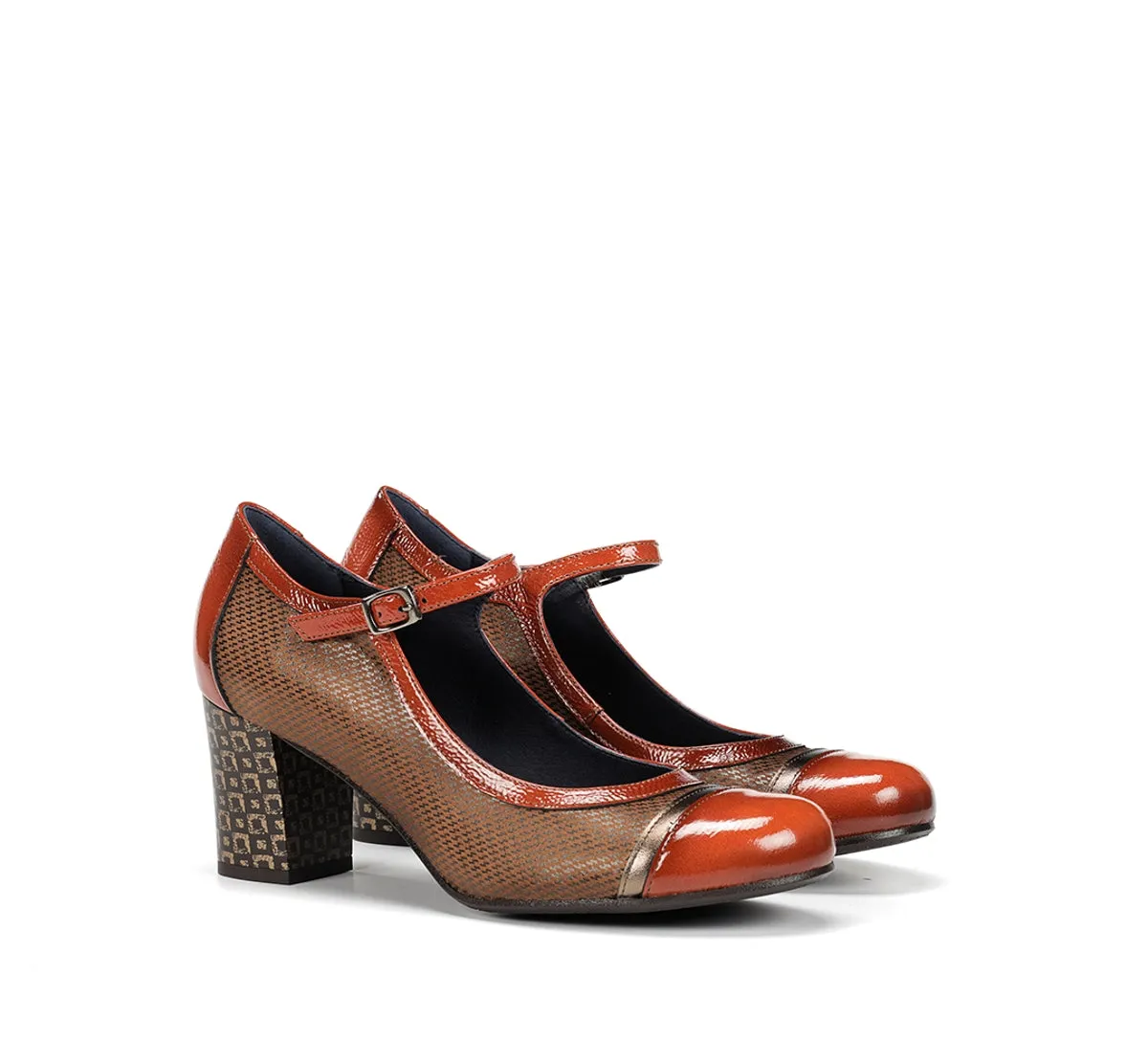 Dorking Rodin D8669 stivaletti donna marroni fibbia