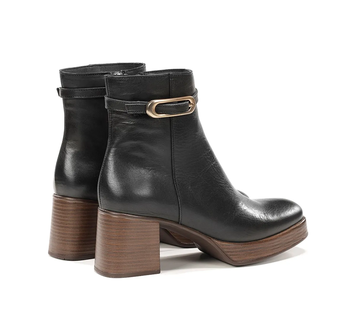 Dorking Cristel D9733 tronchetto nero donna tacco