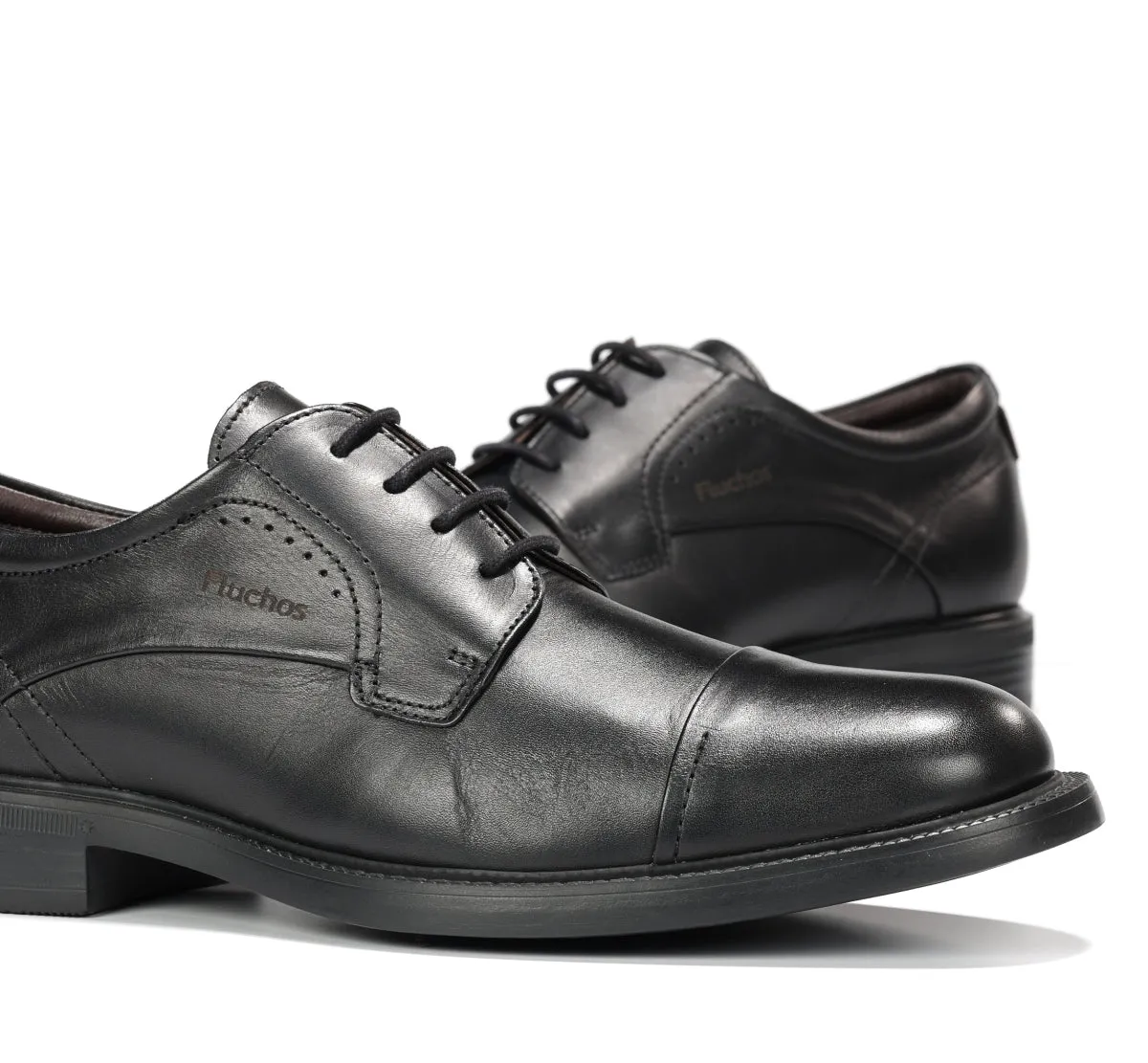 Fluchos Adrien F2494 Scarpe Uomo Nere in Pelle