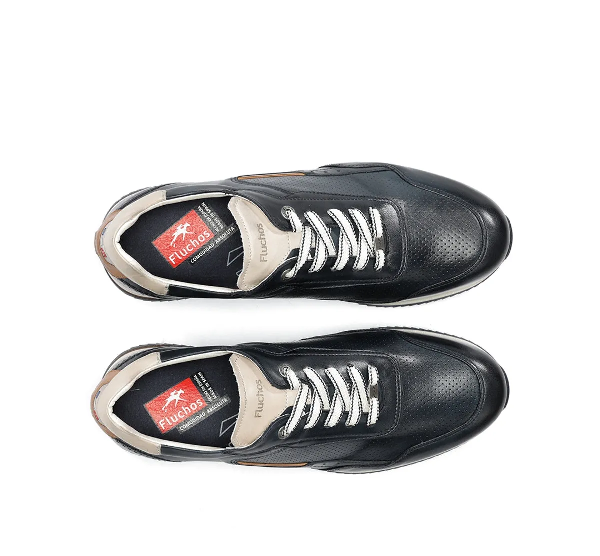 Fluchos Samir F2186 sneakers uomo blu ammortizzate