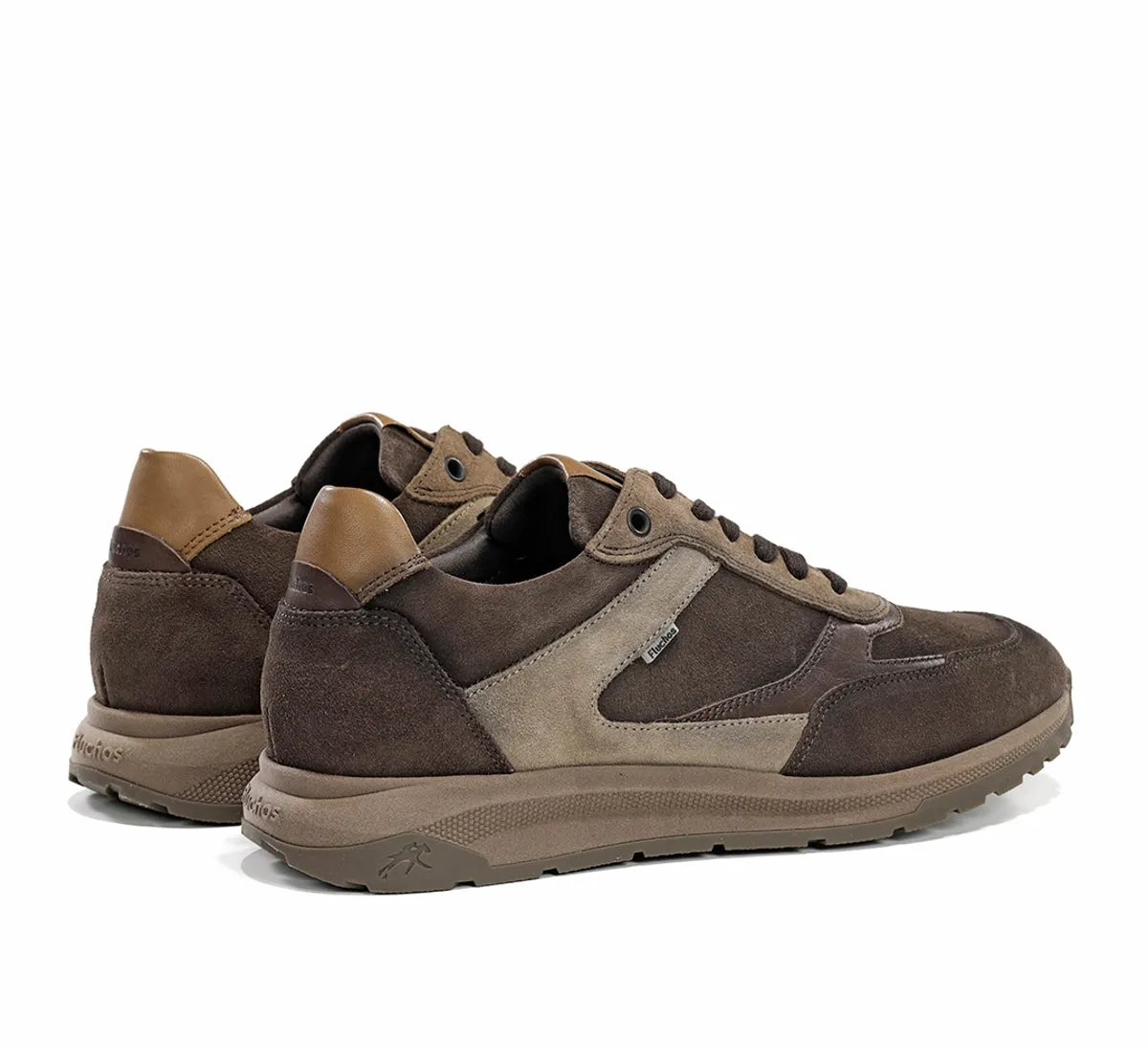 Fluchos Karter F2531 sneakers uomo marroni pianta larga