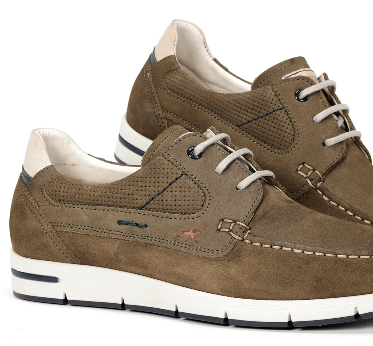 Fluchos Yannic F1695 scarpe uomo marrone stringate