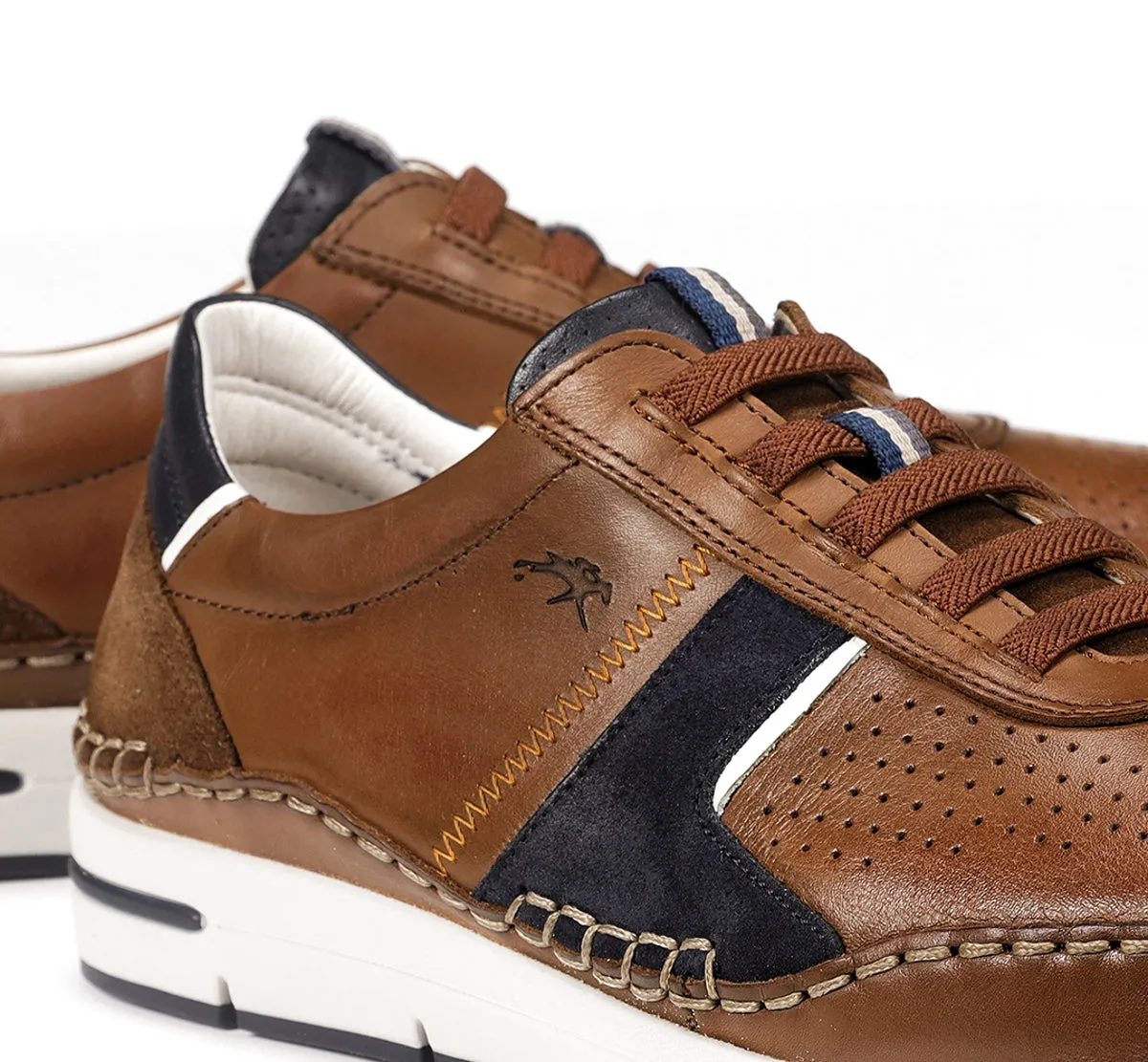 Fluchos Yannic F1443 sneakers uomo marroni stringate