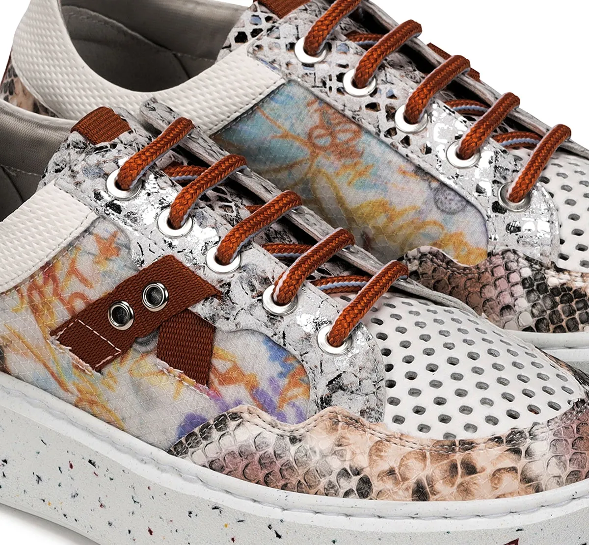 Fluchos Trozos D8751 sneakers arancioni donna