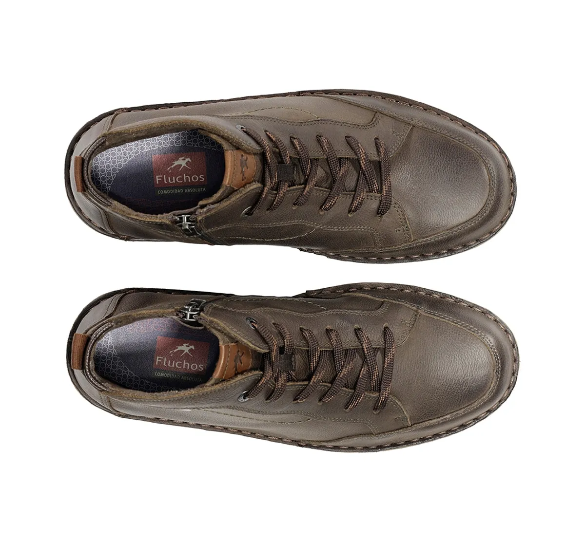 Fluchos Alvin F2261 polacchi uomo verdi comfort