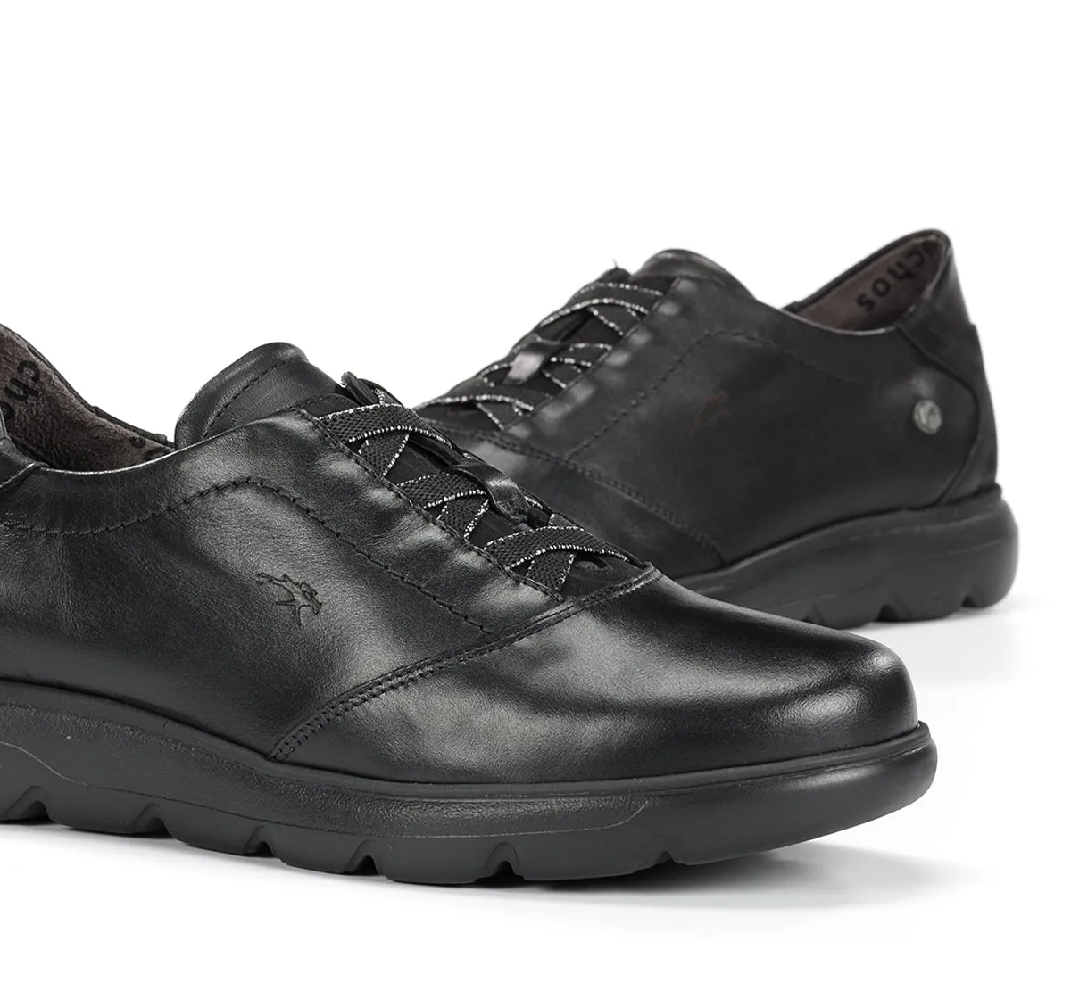 Fluchos Faral F1866 scarpe donna nere pelle