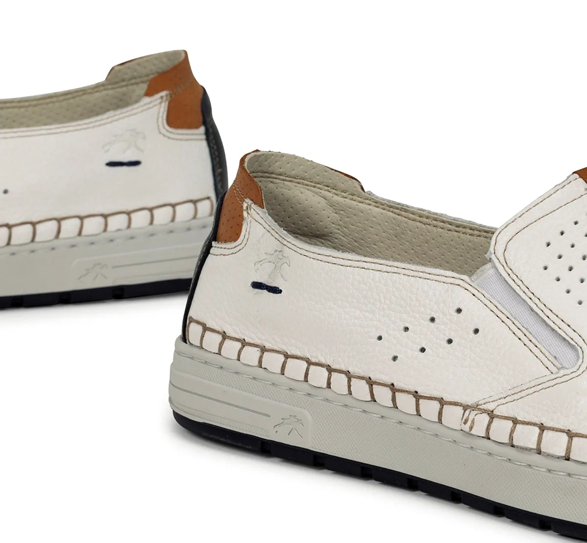 Fluchos Lester F1719 Slip On Uomo Bianche Sportive