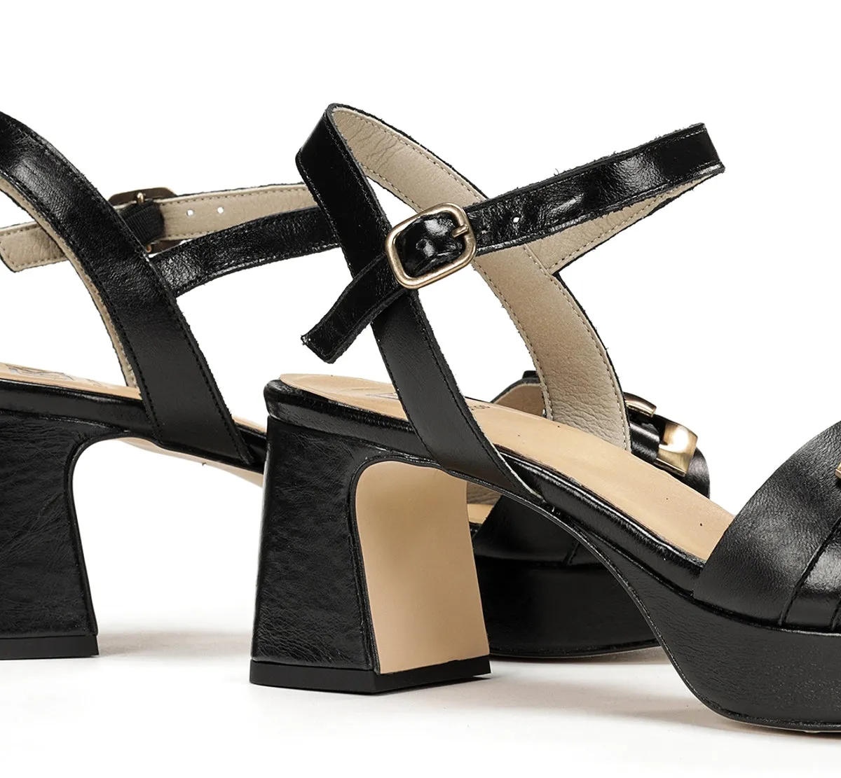Dorking Lyra D9253 sandali donna neri eleganti
