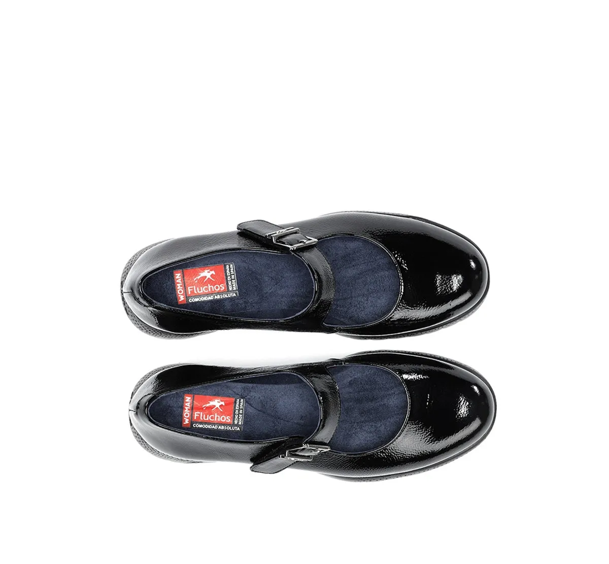 Fluchos Live F2247 scarpe donna nero zeppa