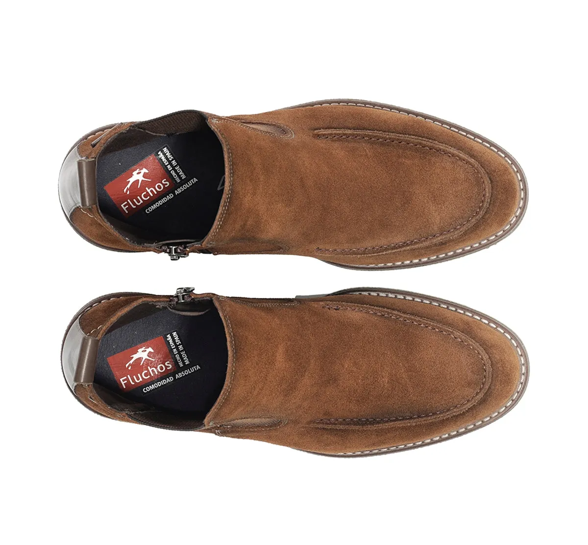 Fluchos Kasper F1821 stivaletti uomo marroni pelle