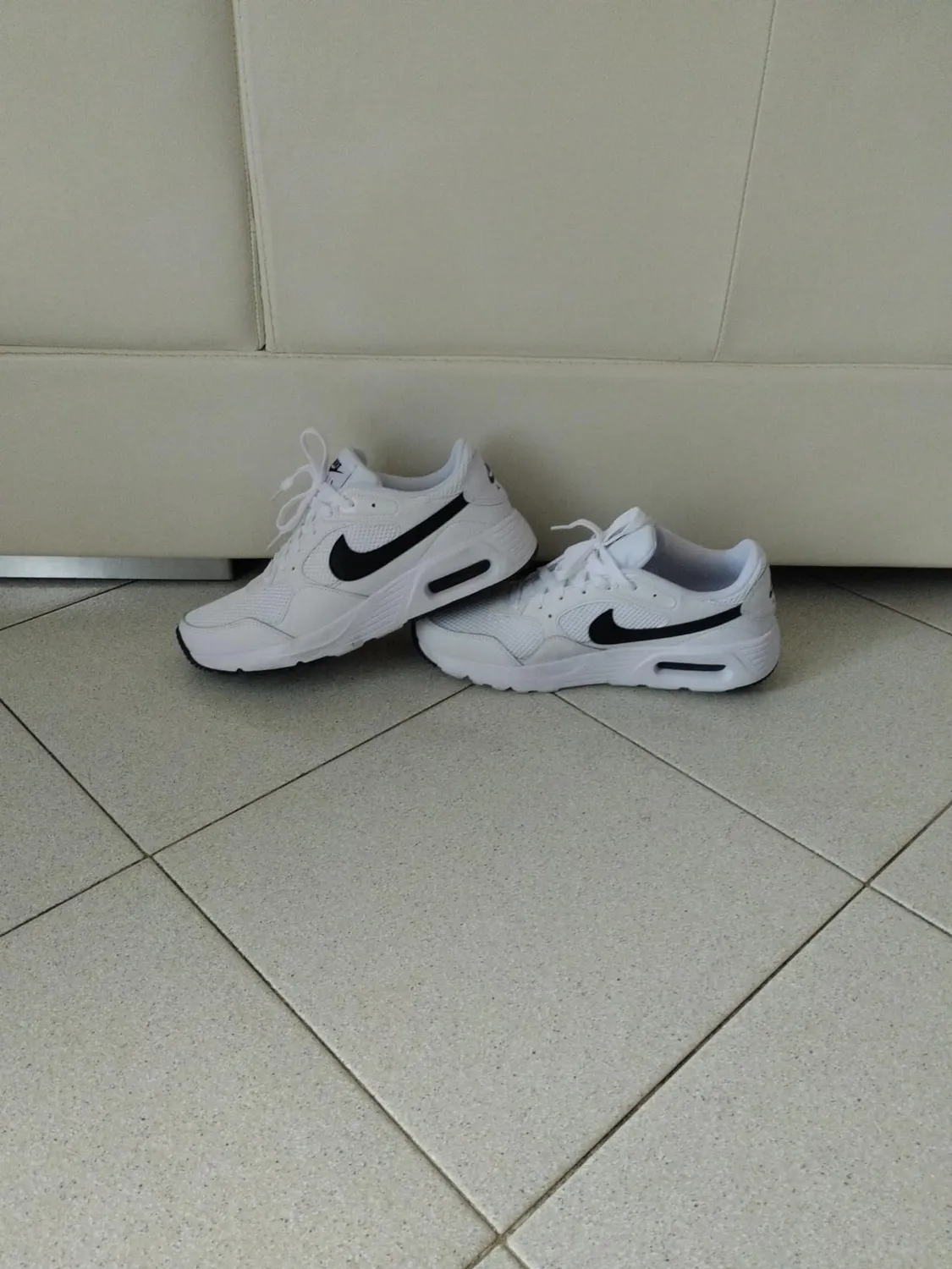Nike Air Max SC sneakers uomo ammortizzate bianche