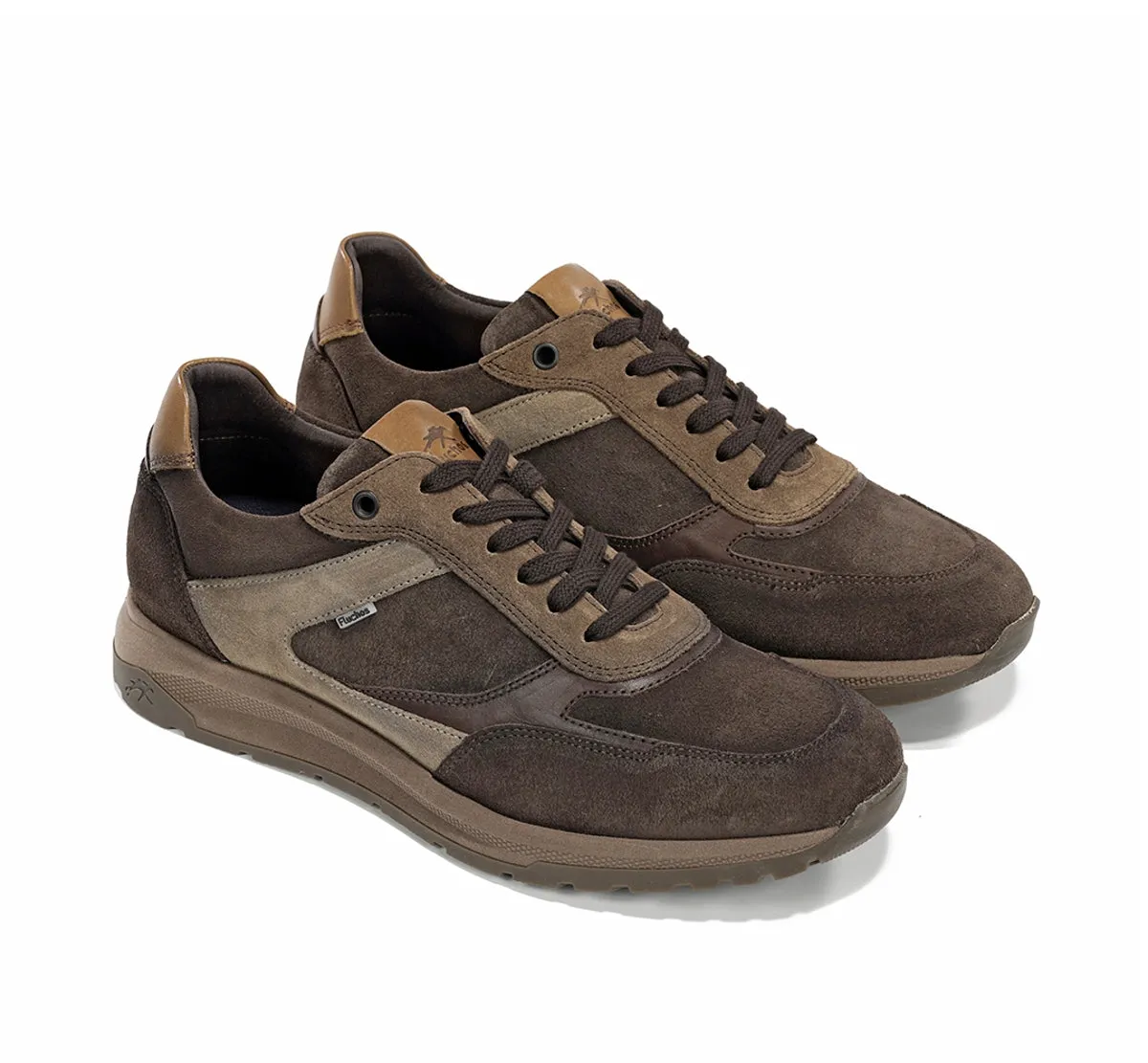 Fluchos Karter F2531 sneakers uomo marroni pianta larga