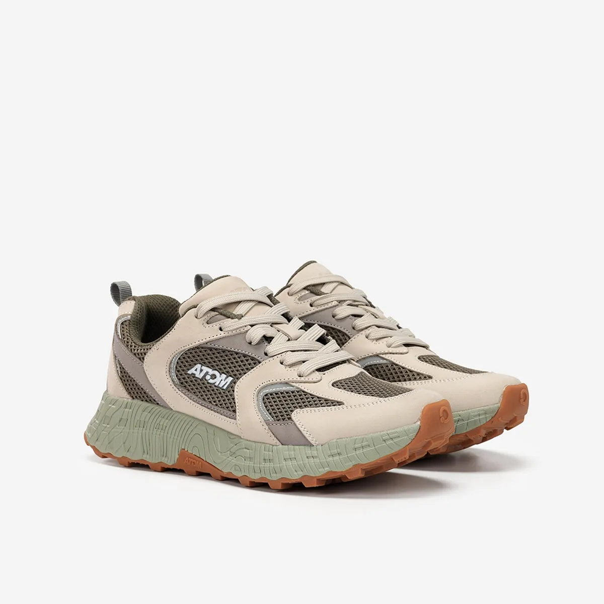Atom Free Ride AT186 sneaker donna verde forest chunky