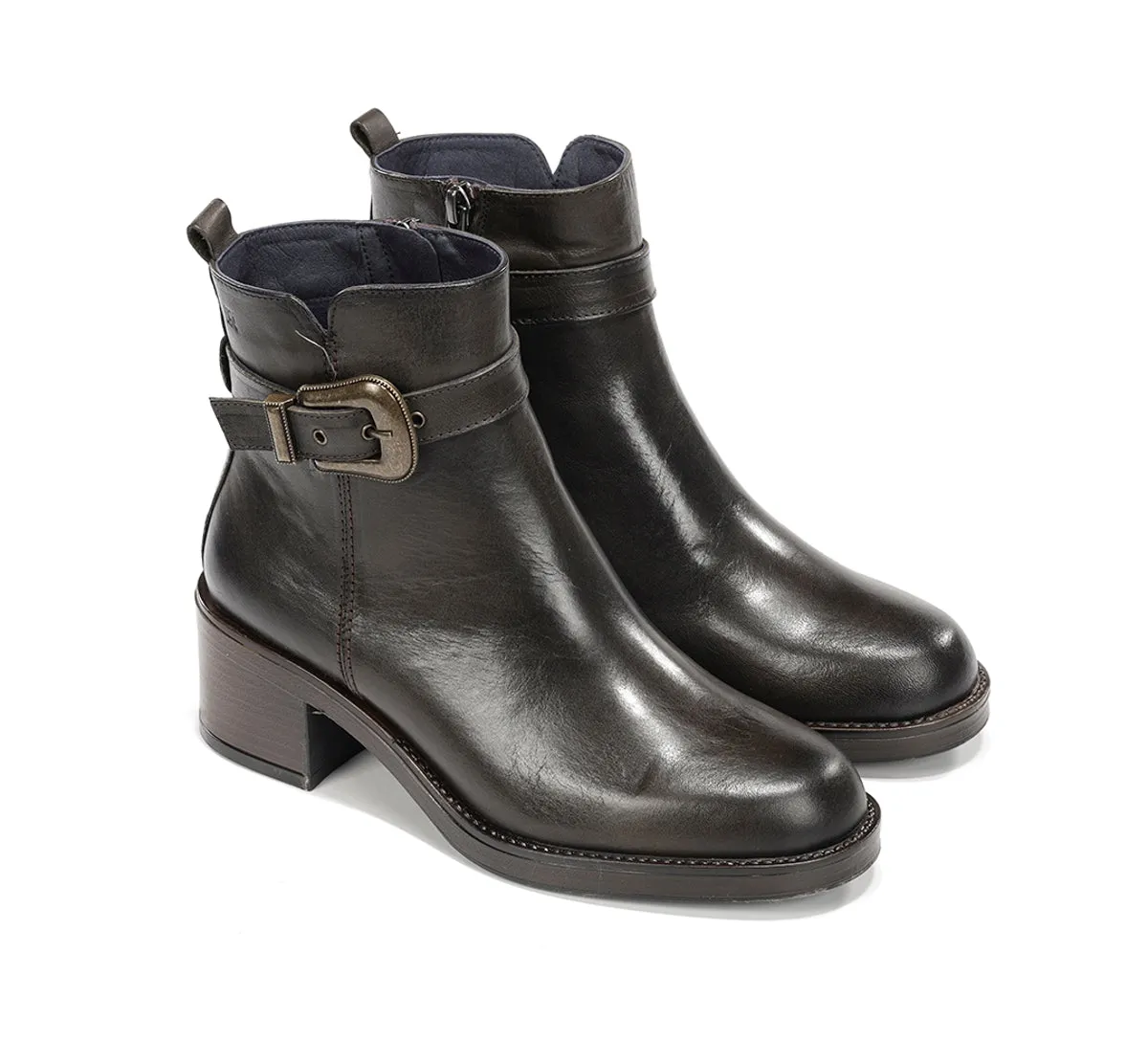 Fluchos Linet D9801 Tronchetti Donna Verdi Tacco