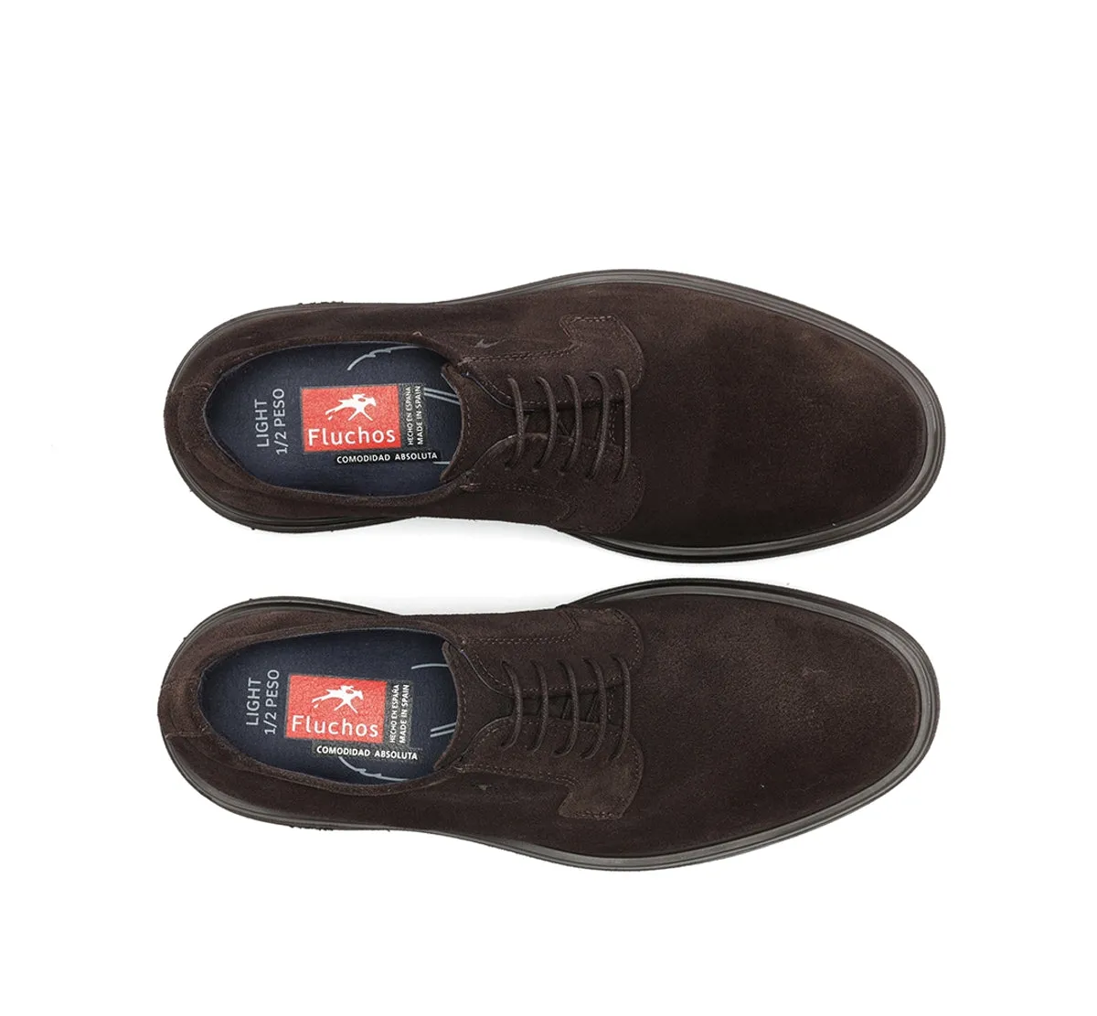 Fluchos Belgas F0631 scarpe uomo marroni leggere
