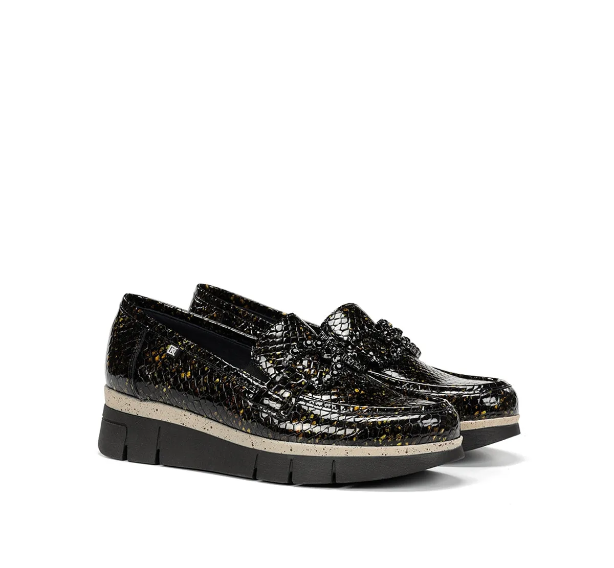 Dorking India D9325 mocassino donna marrone sportivo