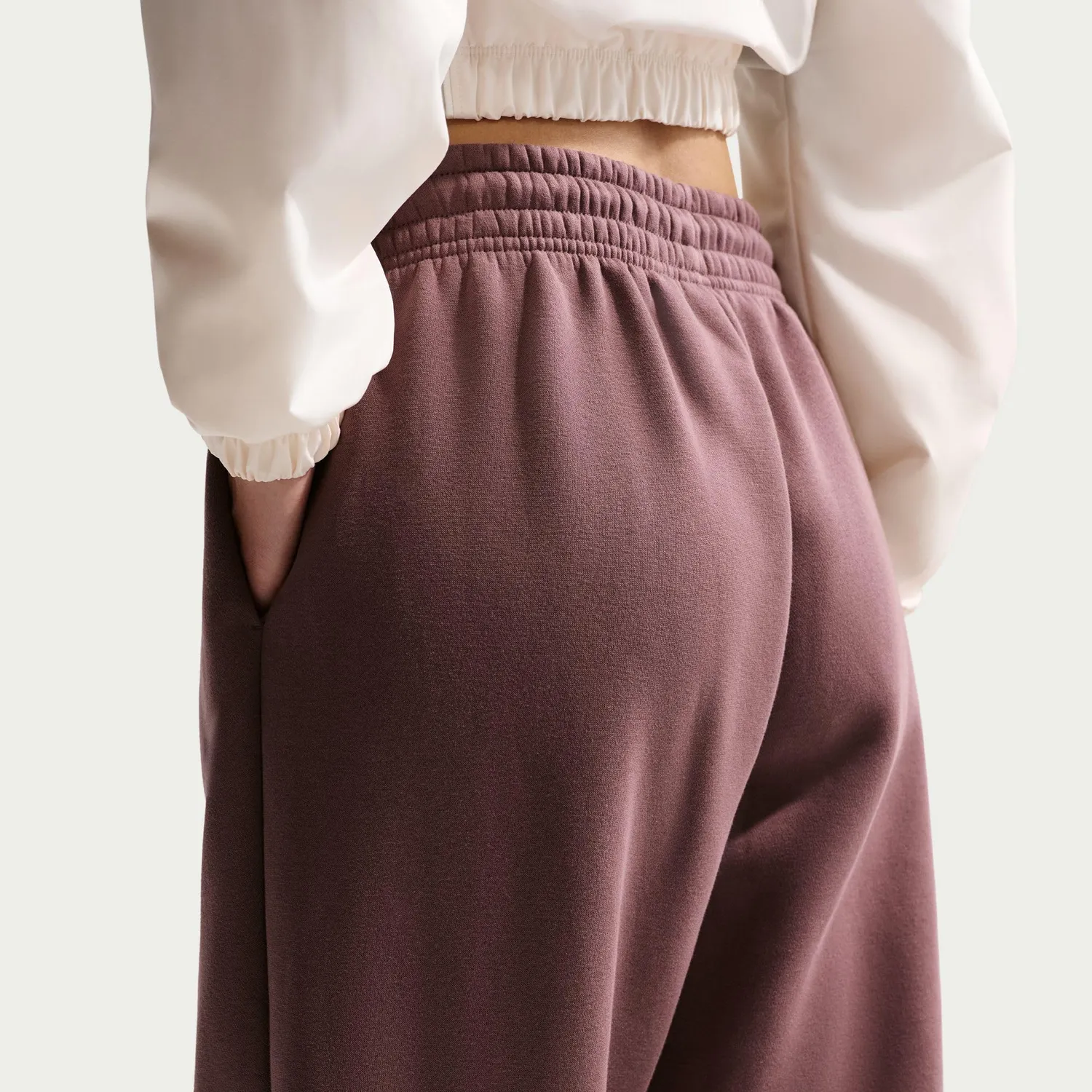 Nike Sportswear Phoenix Fleece pantaloni tuta donna oversize vita alta