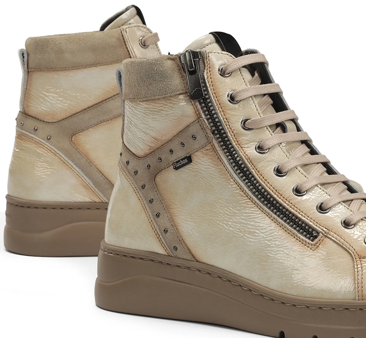 Fluchos Pompas F2250 stivaletti donna taupe