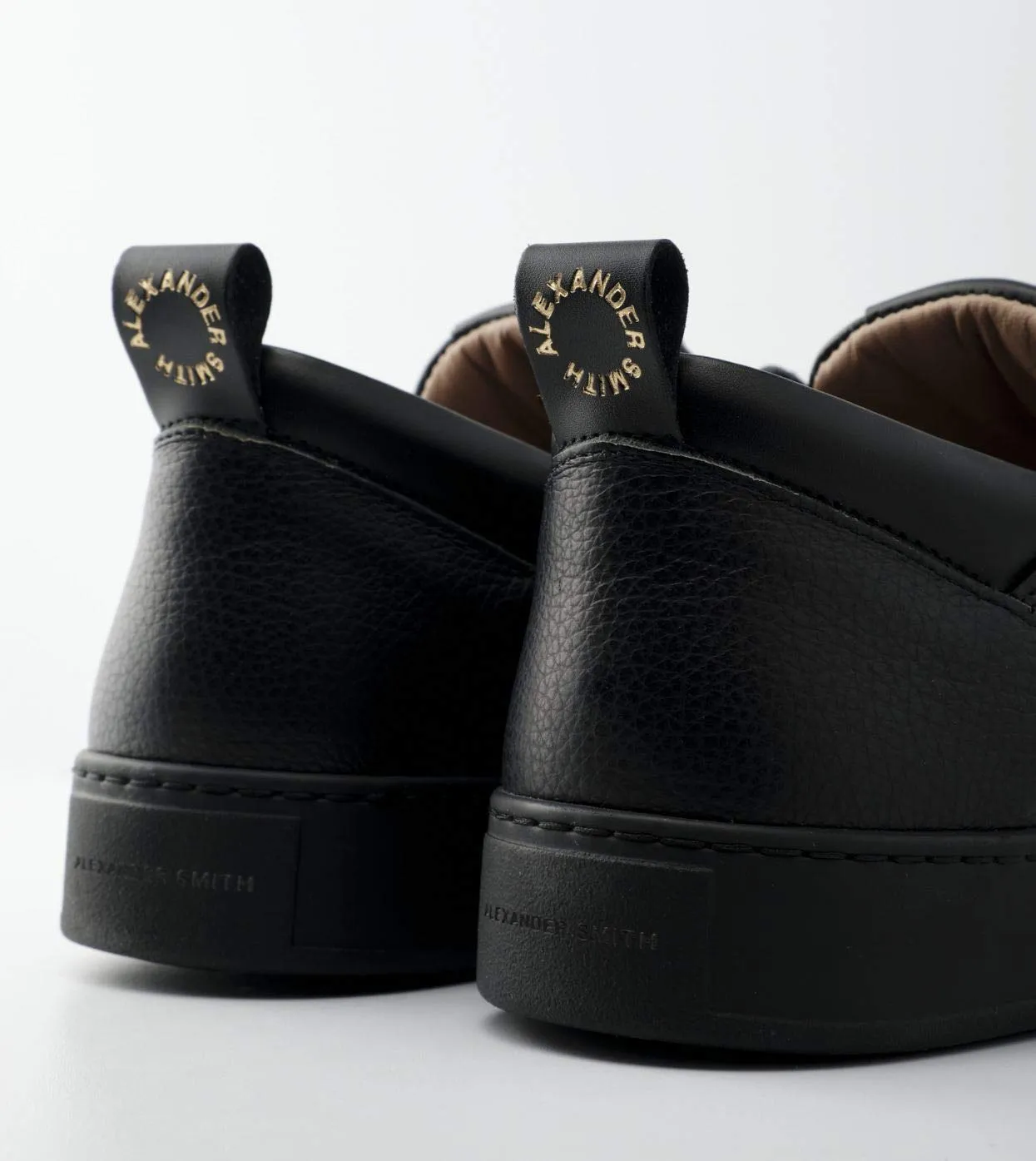 Alexander Smith Oxford sneakers uomo total black pelle