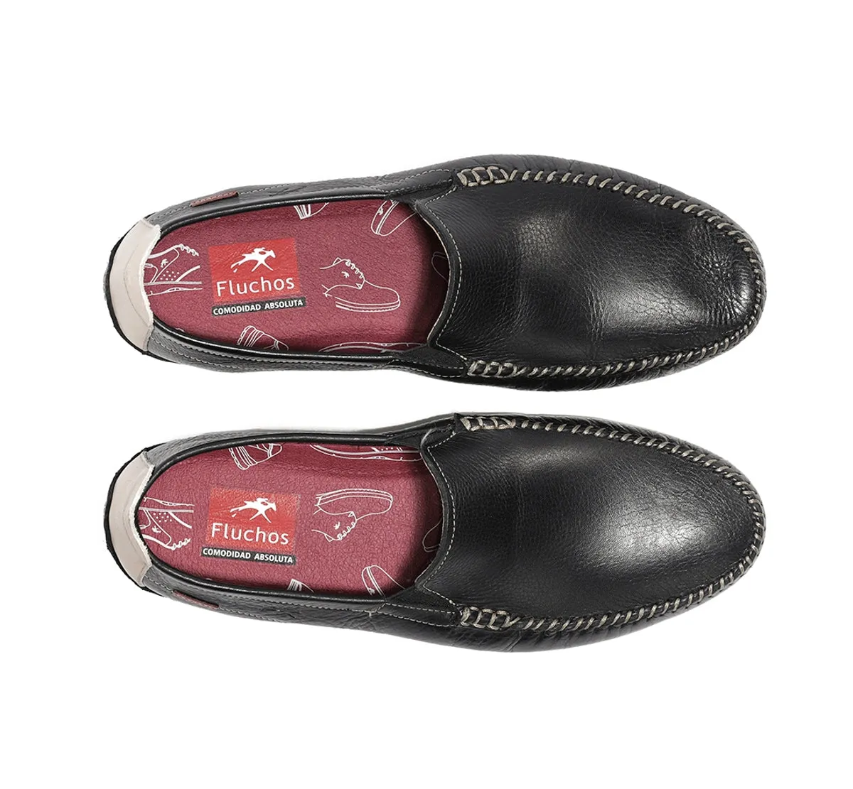 Fluchos Dorian F1173 slip on uomo blu comfort