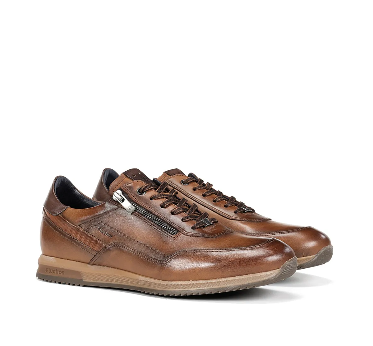 Fluchos Samir F2264 sneakers uomo marroni casual