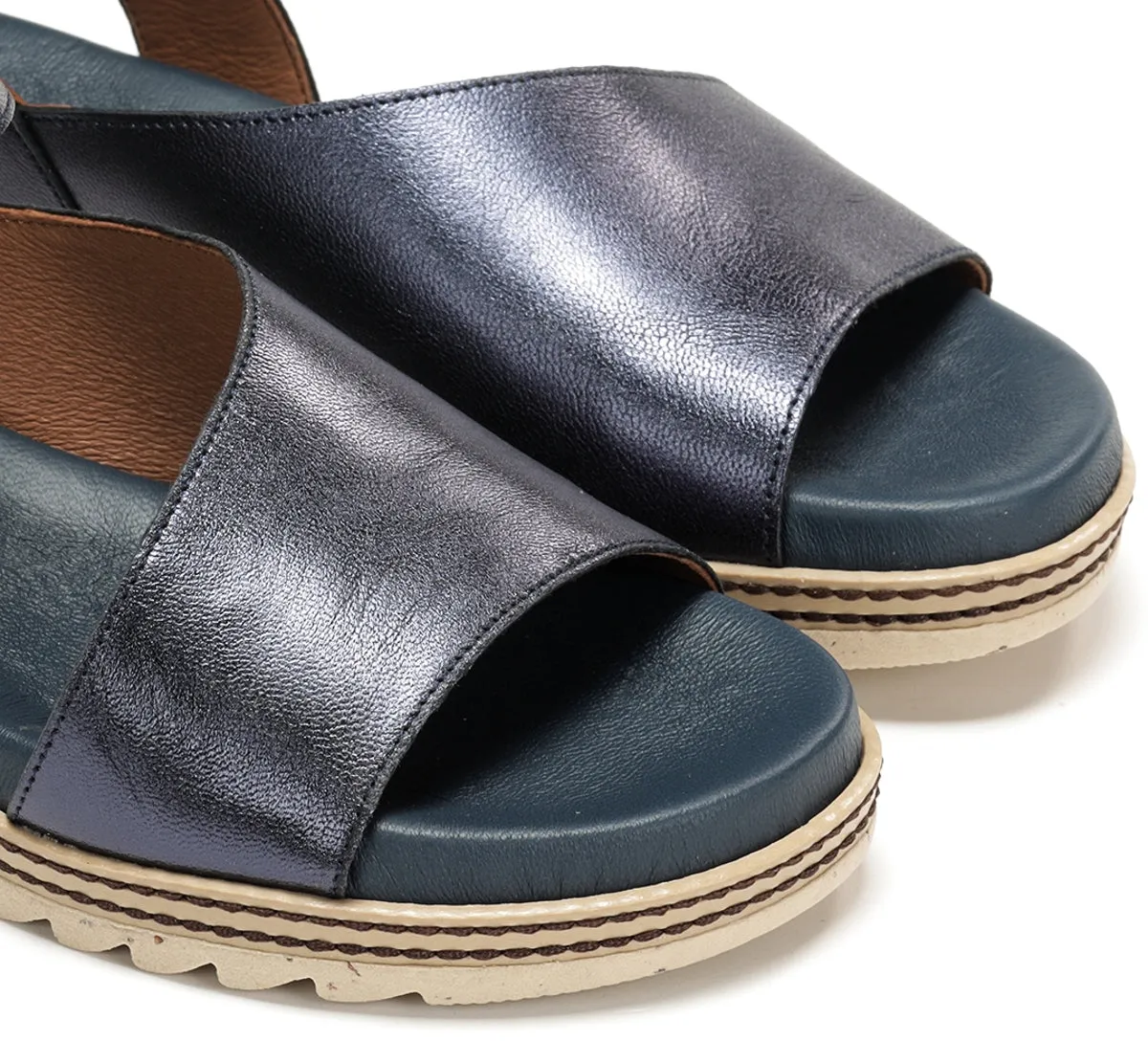 Fluchos Espe D8771 Sandali Donna Blu Velcro