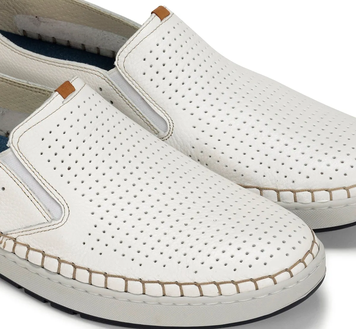 Fluchos Lester F1719 Slip On Uomo Bianche Sportive