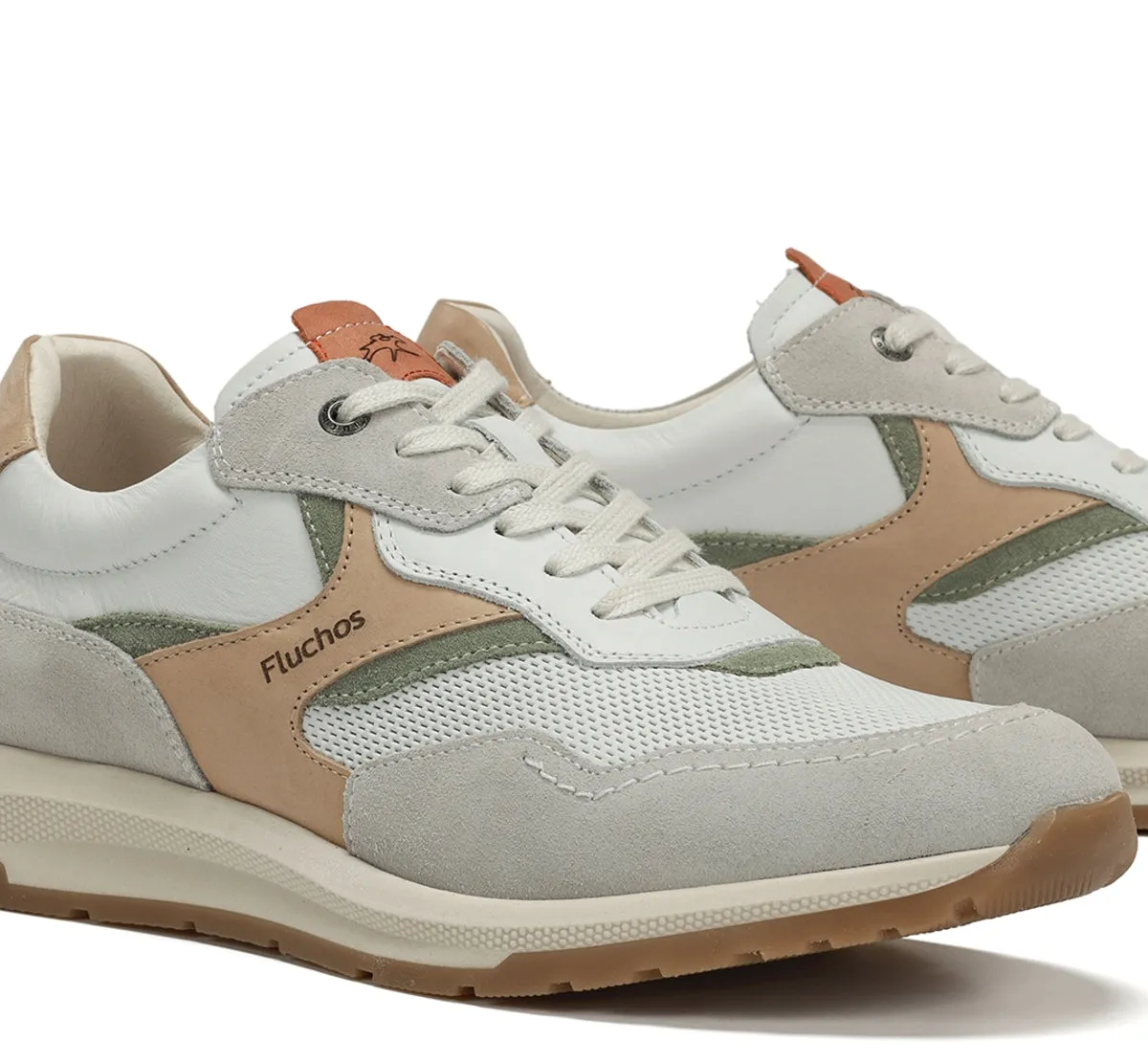 Fluchos Karter F2404 Sneakers Grigie Uomo Largo