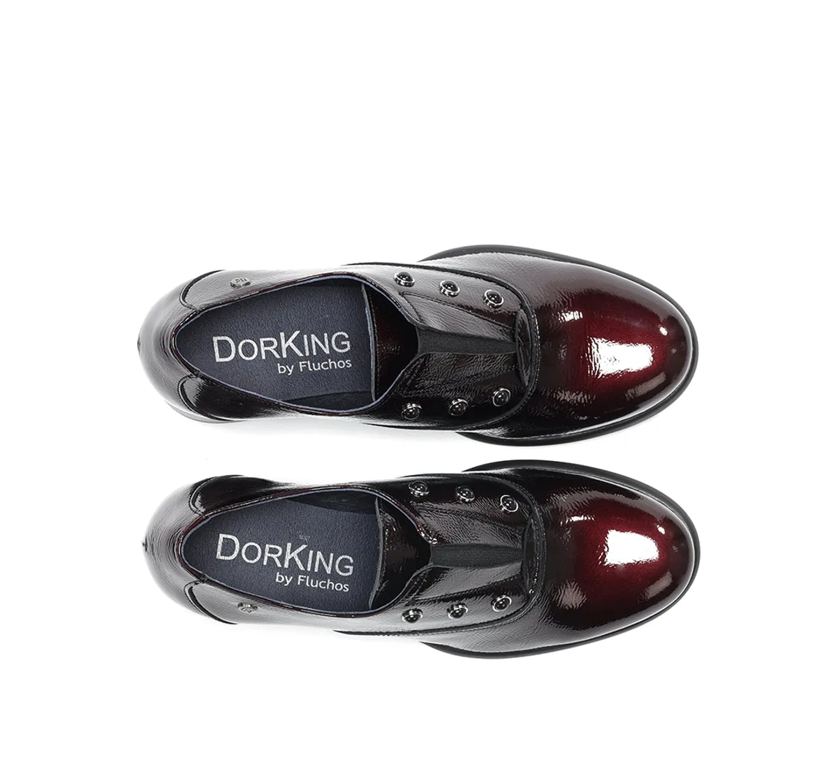 Fluchos Macy D9376 scarpe donna bordeaux tacco