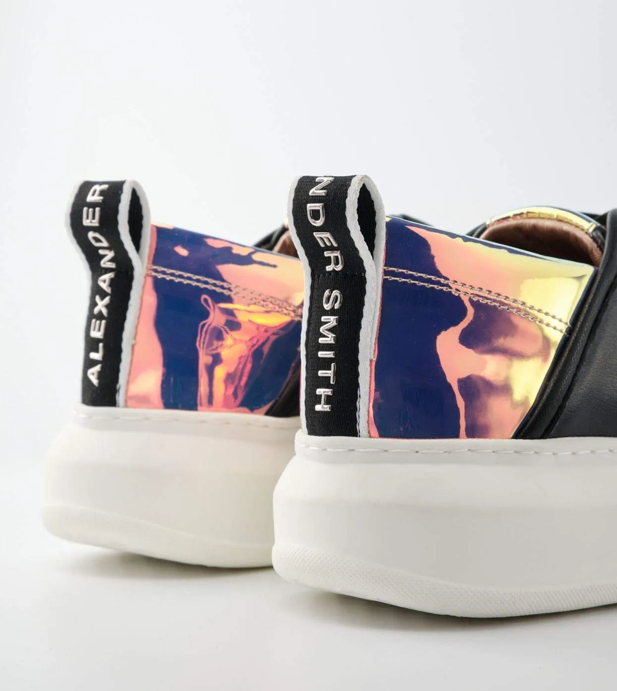 Alexander Smith Wembley sneakers donna rose pitonato