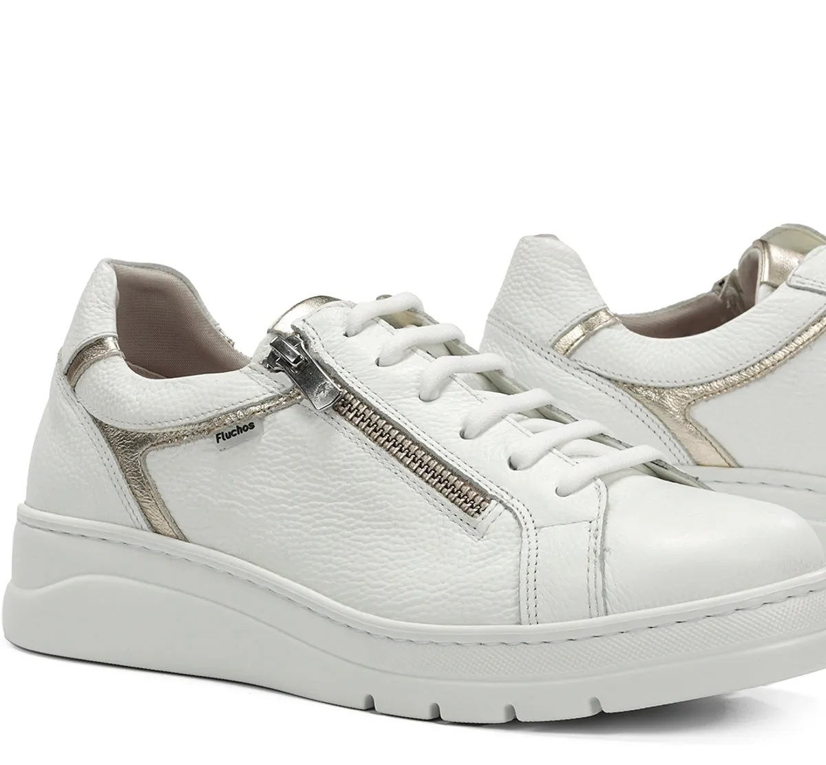 Fluchos Pompas F2204 sneakers donna bianche leggere
