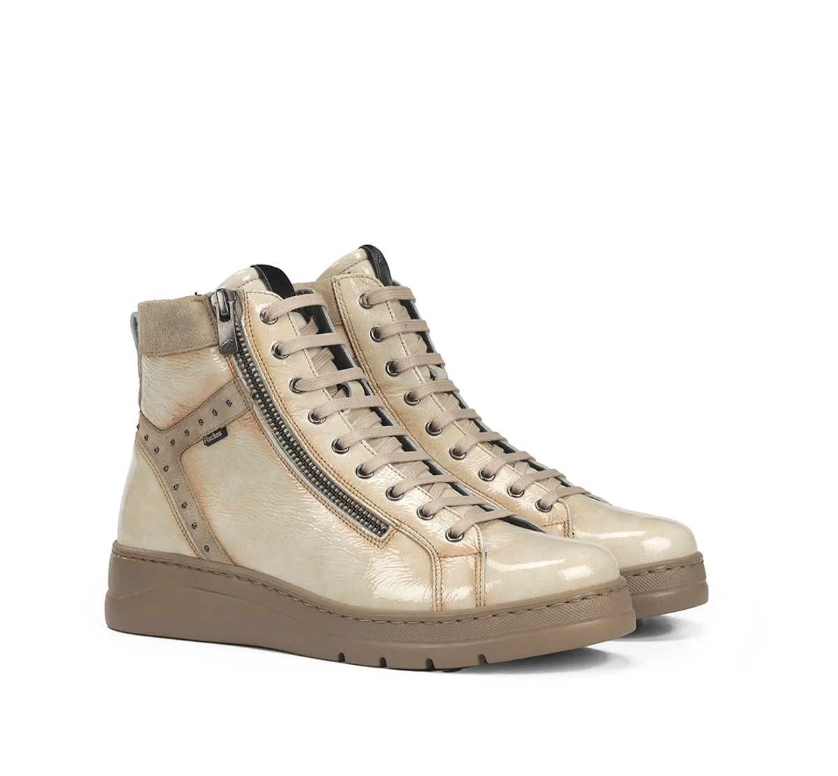 Fluchos Pompas F2250 stivaletti donna taupe