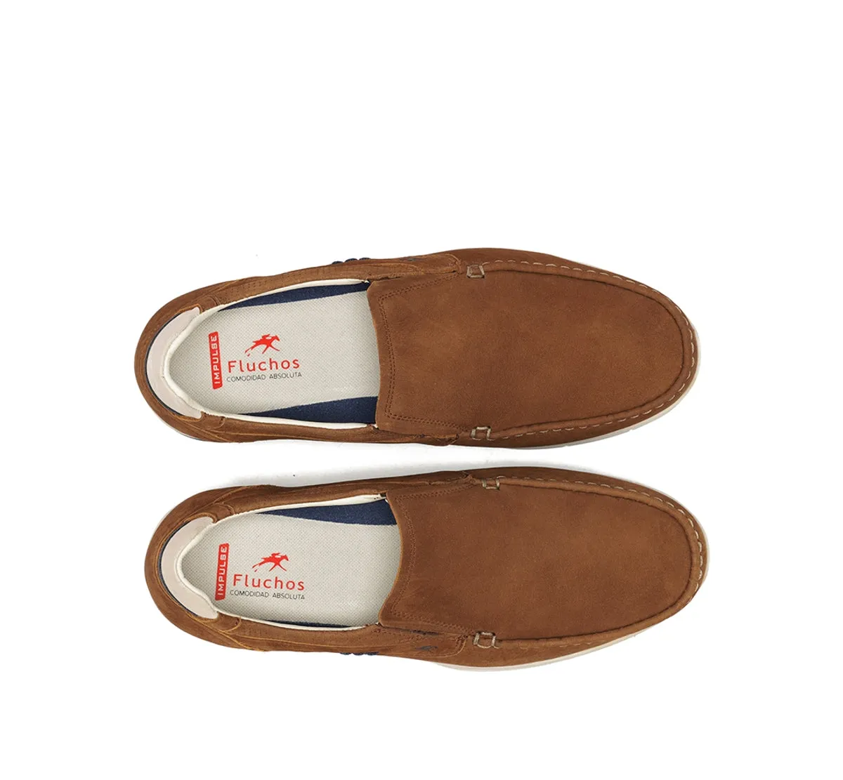Fluchos Yannic F1696 slip on uomo marroni lacci