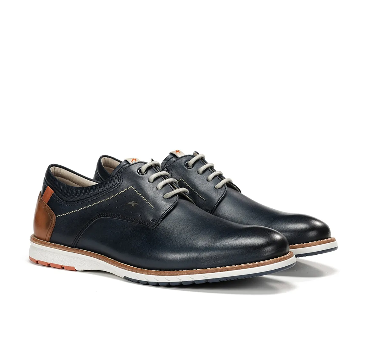 Fluchos Taylor F1978 scarpe uomo blu cuciture