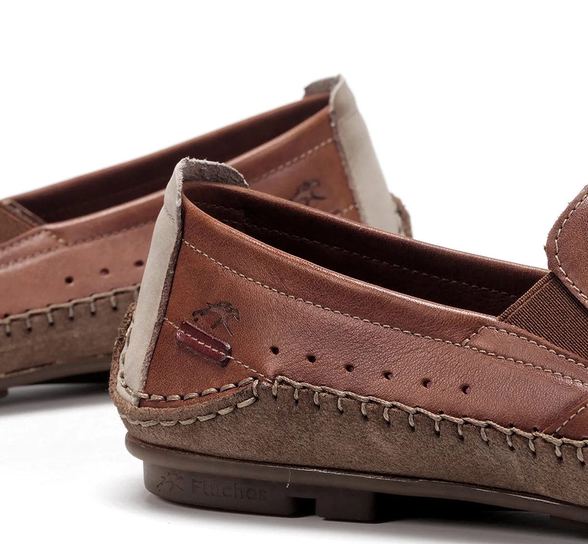 Fluchos Dorian F1177 mocassino uomo marrone casual