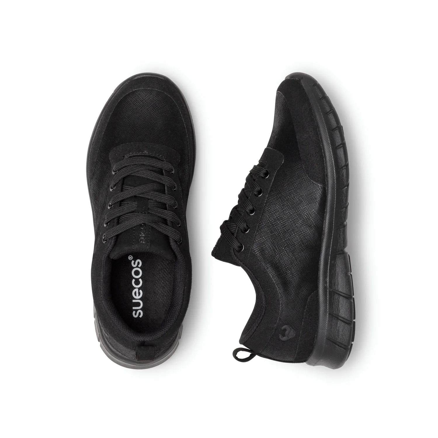 Suecos Alma Velvety Black scarpe sportive nere eleganti