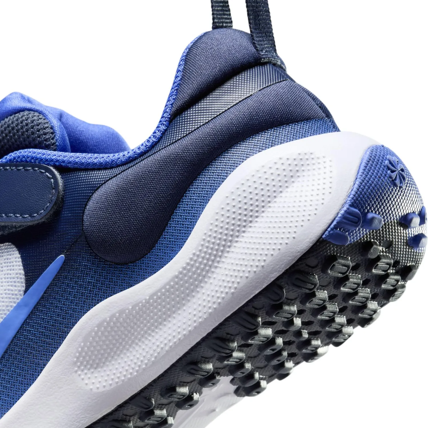 Nike Revolution 7 scarpe bambini velcro grigio blu