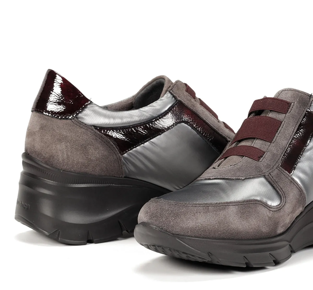 Fluchos Olas F1509 Sneakers Grigie Donna Zeppa