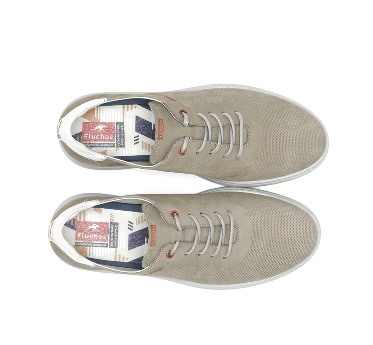 Fluchos Jack F1158 scarpa tortora casual flessibile