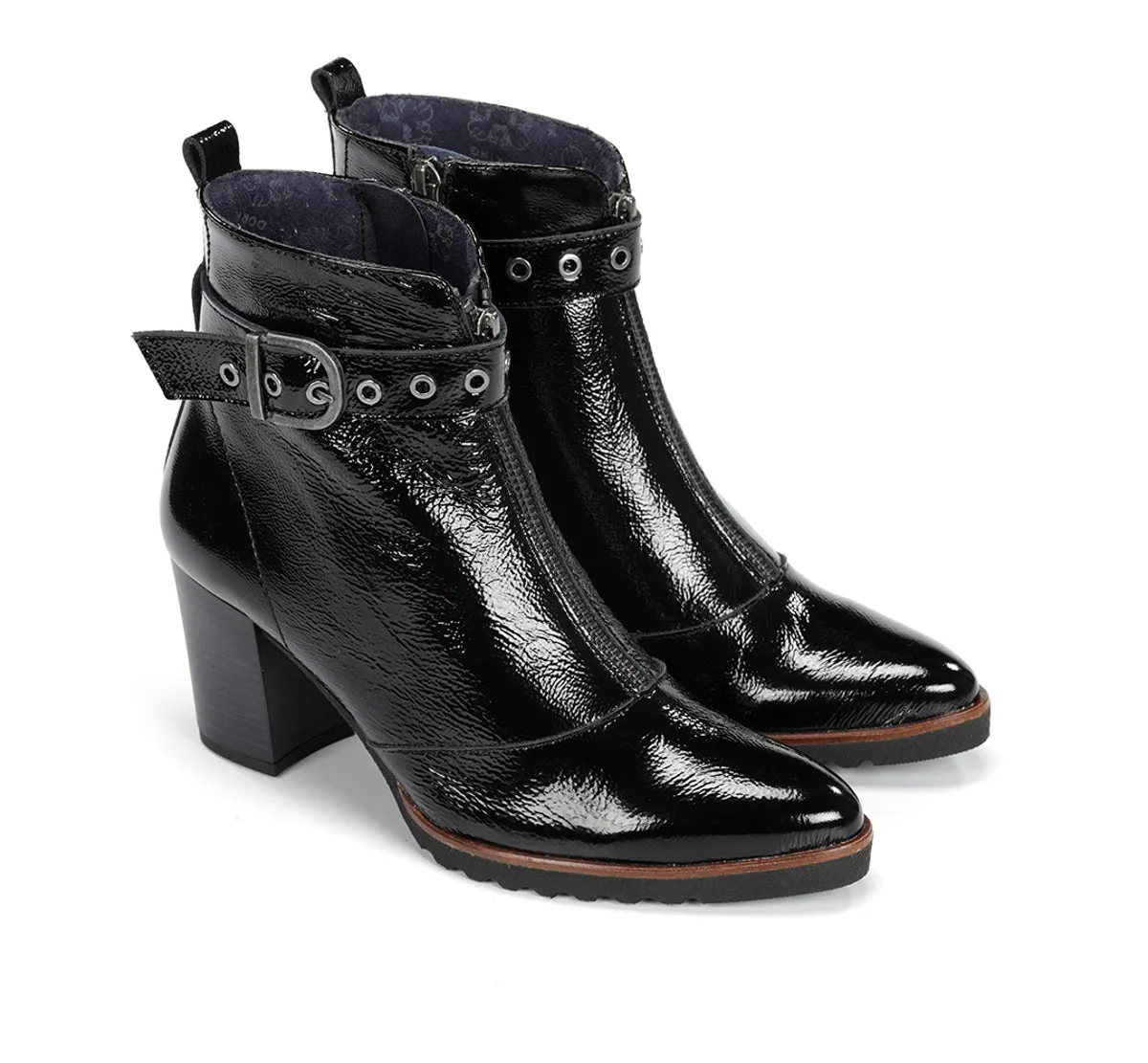 Dorking Thais D8300 stivaletti donna neri tacco